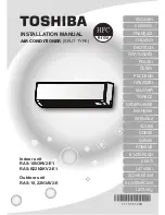 Preview for 1 page of Toshiba RAS-18N3AV2 Series Installation Manual