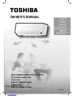 Toshiba RAS-22 24N3ACV Series Owner'S Manual preview