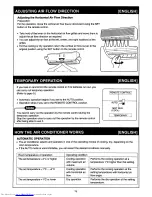 Предварительный просмотр 16 страницы Toshiba RAS-24BAX Owner'S Manual