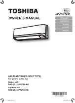 Preview for 1 page of Toshiba RAS-25PAVSG-ND Owner'S Manual