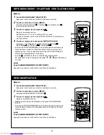 Предварительный просмотр 34 страницы Toshiba RAS-3M23GACV-E
RAS-4M27GACV-E Owner'S Manual