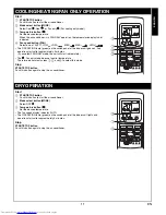 Предварительный просмотр 17 страницы Toshiba RAS-3M23GACV-E Owner'S Manual