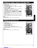 Предварительный просмотр 61 страницы Toshiba RAS-3M23GACV-E Owner'S Manual