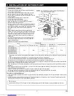 Предварительный просмотр 9 страницы Toshiba RAS-3M26GAV-E1 Installation Manual