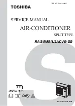 Toshiba RAS-5M51U2ACVG-SG Service Manual предпросмотр