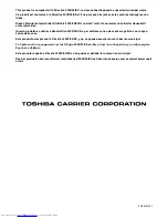 Preview for 19 page of Toshiba RAS-B10GKVP-E Installation Manual