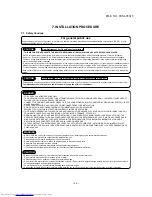 Preview for 25 page of Toshiba RAS-M10NKCV-E Service Manual