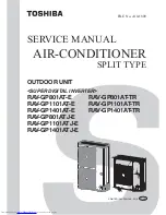 Preview for 1 page of Toshiba RAV-GM 1101UT-E Service Manual