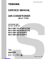 Toshiba RAV-GM1101AT8JP-E Service Manual предпросмотр