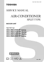 Предварительный просмотр 1 страницы Toshiba RAV-GM301ATP-E Service Manual