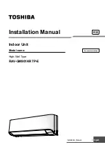 Toshiba RAV-GM901KRTP-E Installation Manual preview