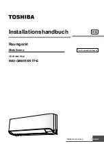 Предварительный просмотр 105 страницы Toshiba RAV-GM901KRTP-E Installation Manual