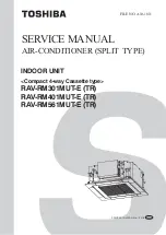 Toshiba RAV-GP561ATP-E Service Manual предпросмотр