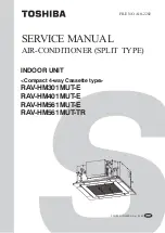 Toshiba RAV-HM301MUT-E Service Manual предпросмотр