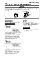 Предварительный просмотр 6 страницы Toshiba RAV-SM1101AT-E Owner'S Manual & Installation Manual