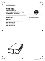 Preview for 1 page of Toshiba RAV-SM1103DT-A Owner'S Manual