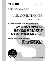 Toshiba RAV-SM1603AT-E Service Manual preview