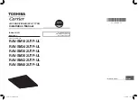 Toshiba RAV-SM182UTP-UL Installation Manual предпросмотр