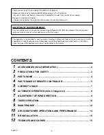 Preview for 2 page of Toshiba RAV-SM402MUT-E Owner'S Manual