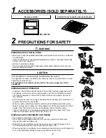 Preview for 3 page of Toshiba RAV-SM402MUT-E Owner'S Manual