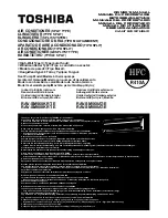 Toshiba RAV-SM560AT-E Owner'S Manual preview