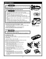 Предварительный просмотр 22 страницы Toshiba RAV-SM562AT-E Owner'S Manual