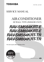 Предварительный просмотр 1 страницы Toshiba RAV-SM564KRT-E Service Manual