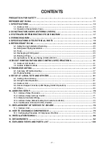 Предварительный просмотр 2 страницы Toshiba RAV-SP1104AT-E1 Service Manual