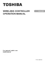 Предварительный просмотр 1 страницы Toshiba RB-RXS33-E Operation Manual