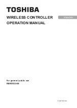 Предварительный просмотр 1 страницы Toshiba RB-RXS34-E Operation Manual