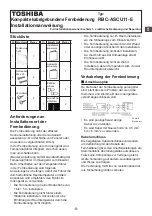 Предварительный просмотр 11 страницы Toshiba RBC-ASCU11-E Installation Manual