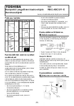 Предварительный просмотр 52 страницы Toshiba RBC-ASCU11-E Installation Manual