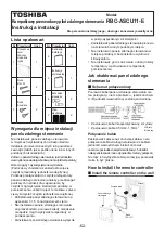 Предварительный просмотр 64 страницы Toshiba RBC-ASCU11-E Installation Manual