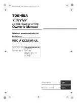 Toshiba RBC-AX32UW-UL Owner'S Manual preview