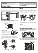 Предварительный просмотр 1 страницы Toshiba RBC-AXU33UP-E Installation Manual