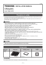 Toshiba RBC-U33P-E Installation Manual preview