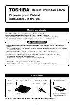 Preview for 5 page of Toshiba RBC-UM11PGE Installation Manual