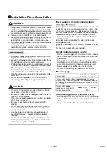 Preview for 21 page of Toshiba RBM-A101UPVA-E Installation Manual