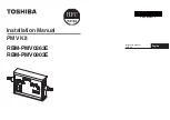 Toshiba RBM-PMV0363E, RBM-PMV0903E Installation Manual preview