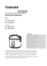 Preview for 1 page of Toshiba RC-10JR1NP Instruction Manual