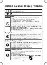 Предварительный просмотр 3 страницы Toshiba RC-10MM Instruction Manual