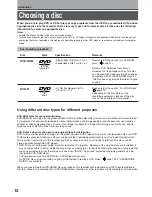 Предварительный просмотр 12 страницы Toshiba RD-KX50SU Owner'S Manual