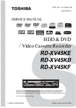 Preview for 1 page of Toshiba RD-X V45KB Service Manual