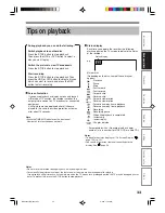 Preview for 33 page of Toshiba RD-X2 Owner'S Manual