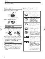 Preview for 8 page of Toshiba RD-XS30B Owner'S Manual