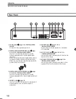 Preview for 12 page of Toshiba RD-XS30B Owner'S Manual