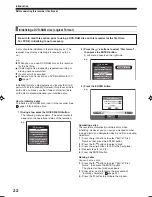 Preview for 22 page of Toshiba RD-XS30B Owner'S Manual