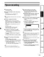 Preview for 41 page of Toshiba RD-XS30B Owner'S Manual