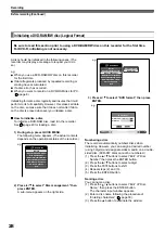 Предварительный просмотр 28 страницы Toshiba RD-XS32SB Owner'S Manual