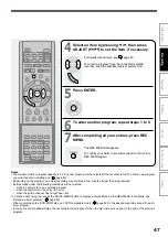 Предварительный просмотр 47 страницы Toshiba RD-XS32SB Owner'S Manual